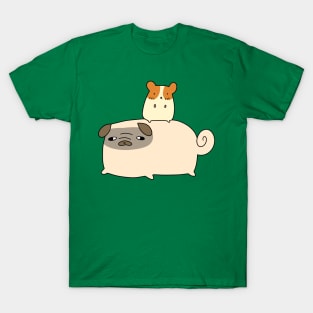 Pug and Little Hamster T-Shirt